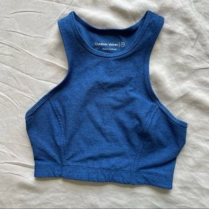 Outdoor Voices XS blue sport top
